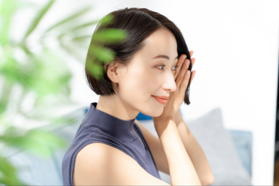 ヘアケア女性