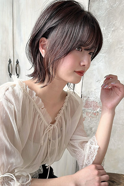 巻けるショートボブの画像