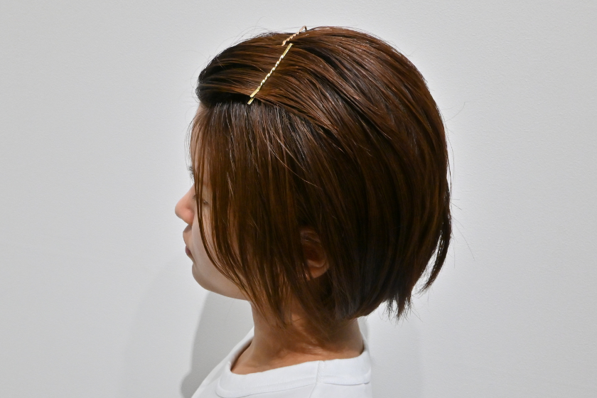 オールバックの画像