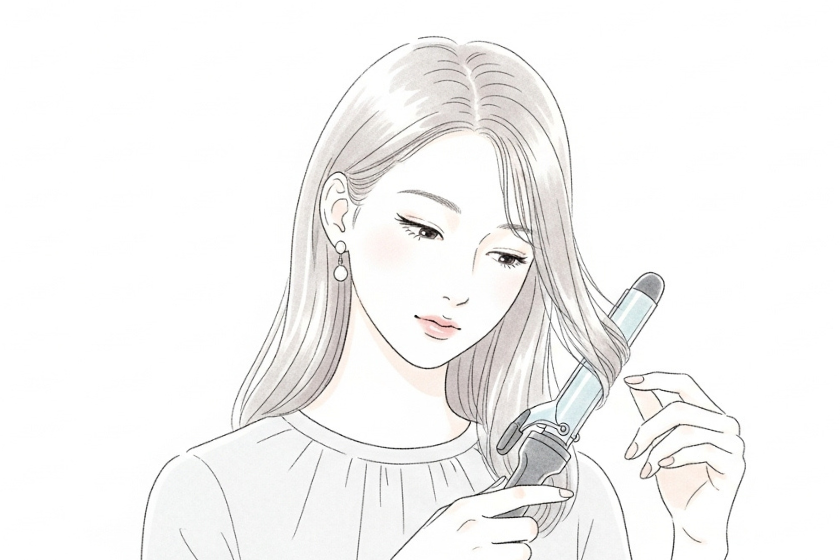 ワンカール巻きの画像