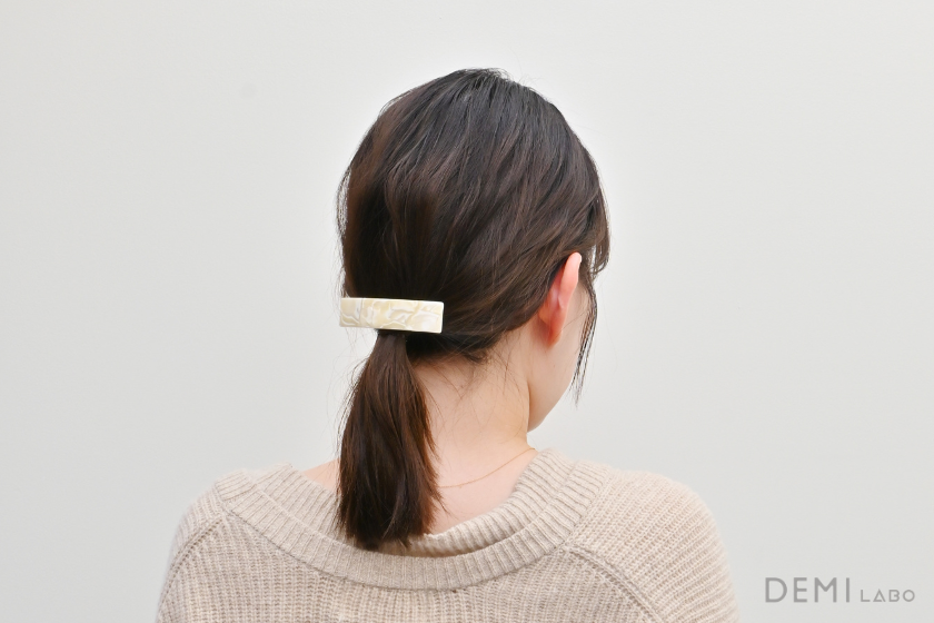 【ミディアム】シンプルひとつ結びの画像