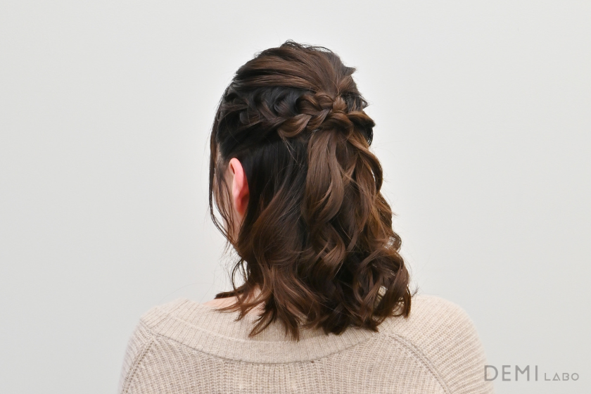 【ミディアム】ルーズ×編み込みの画像