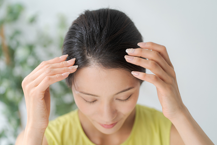 頭皮マッサージの画像