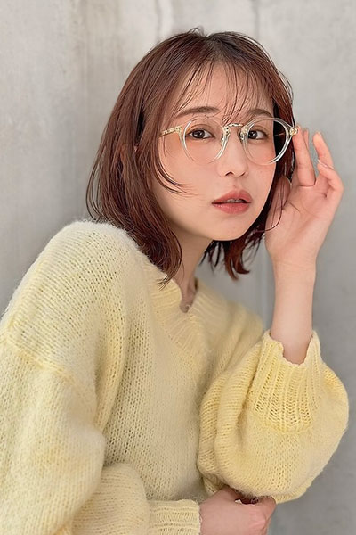 フェイスレイヤーのウルフボブの画像