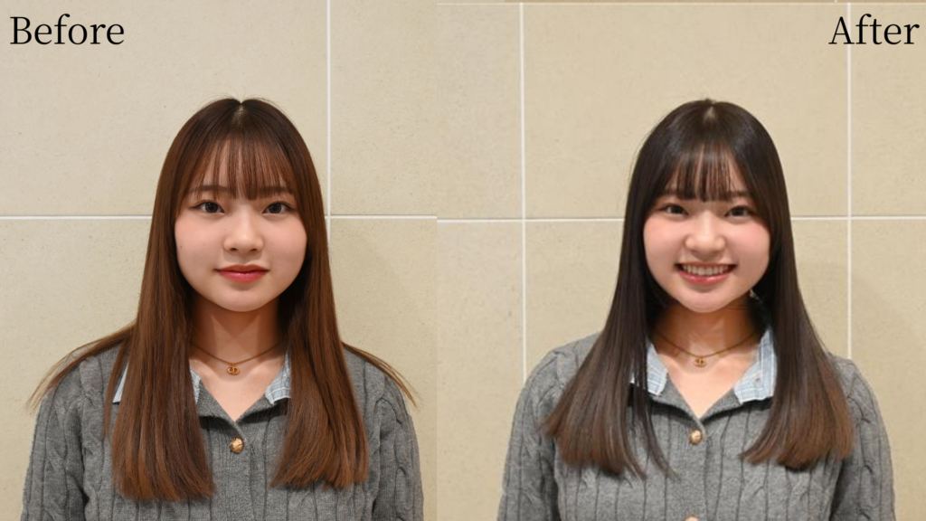 ブルべモデルの画像