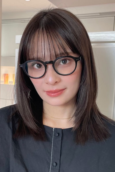 おしゃれミディアムレイヤーの画像