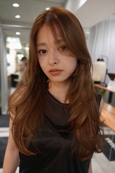 たっぷりレイヤーのロング