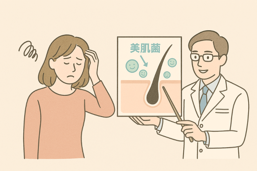 美肌菌が減ると髪はどうなる？頭皮環境から考えるエイジングケアを研究員が解説の写真