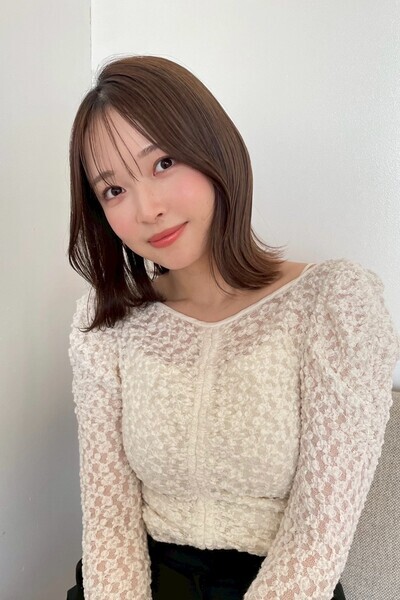 韓国風くびれヘアの画像