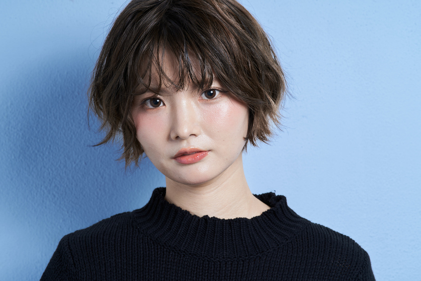 ショートヘアのパーマの画像