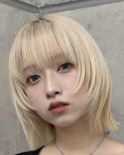 レイヤーボブ(ブロンド)の画像